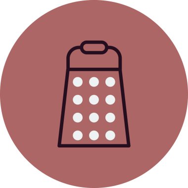 peynir rende kutsal kişilerin resmi, vektör çizim