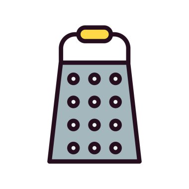 peynir rende kutsal kişilerin resmi, vektör çizim