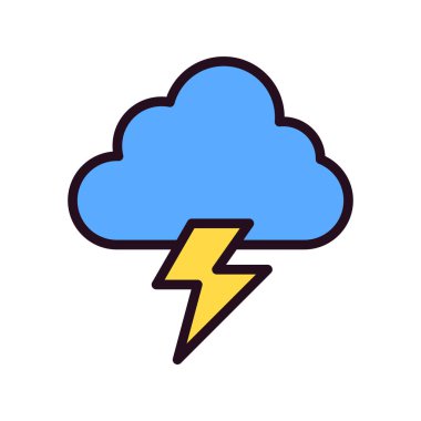 Fırtına burcu. Bulut ve Şimşek simgesi
