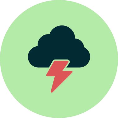 Fırtına burcu. Bulut ve Şimşek simgesi