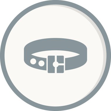 Yaka simgesi, vektör illüstrasyonu