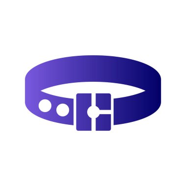 Yaka simgesi, vektör illüstrasyonu