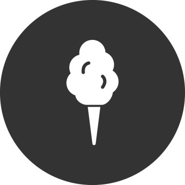 Pamuk şeker. Vektör illüstrasyonu