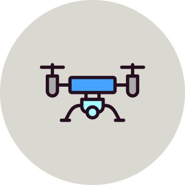 İHA. Web simgesi basit illüstrasyon