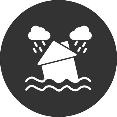 Su simgesinin vektör illüstrasyonu