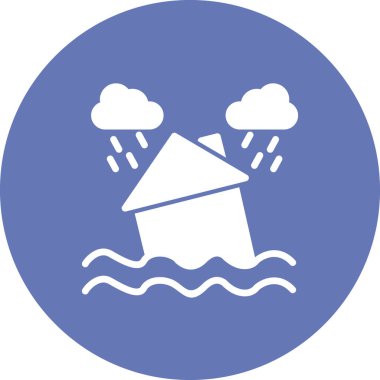 Su simgesinin vektör illüstrasyonu