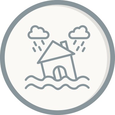 Bir ağaç simgesinin vektör illüstrasyonu