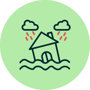 Hava simgesinin vektör illüstrasyonu