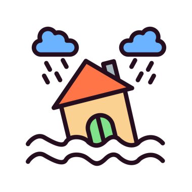 hava vektörü ince çizgi simgesi