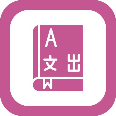 Kitap simgesi, modern vektör illüstrasyon tasarımı