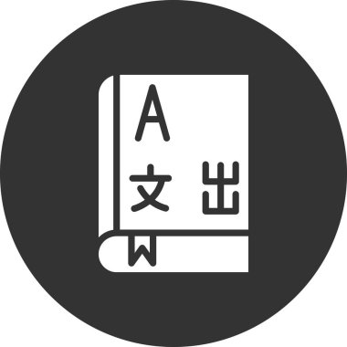 Kitap simgesi, modern vektör illüstrasyon tasarımı