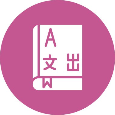 Kitap simgesi, modern vektör illüstrasyon tasarımı