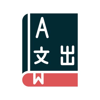 Kitap simgesi, modern vektör illüstrasyon tasarımı