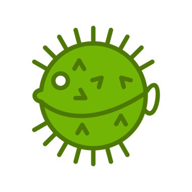 Globefish modern vector icon