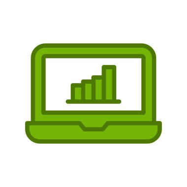 para büyüme kavramı basit simge, vektör illüstrasyonu