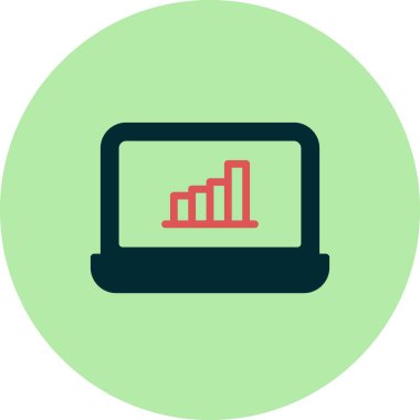 para büyüme kavramı basit simge, vektör illüstrasyonu