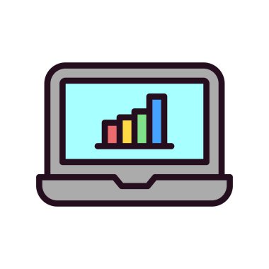 para büyüme kavramı basit simge, vektör illüstrasyonu