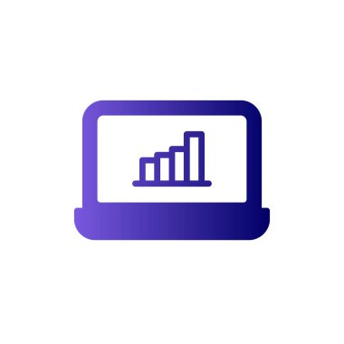 para büyüme kavramı basit simge, vektör illüstrasyonu