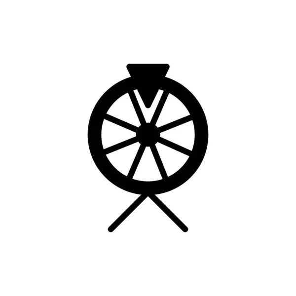 Fortune Wheel Ikon Vektor Illustration — Stock vektor