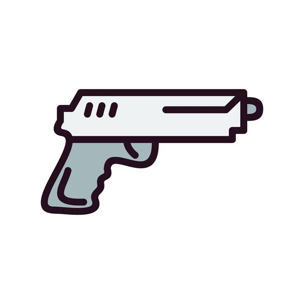 Ilustración Vectorial Icono Arma — Archivo Imágenes Vectoriales