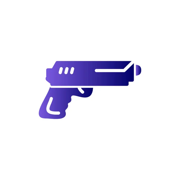 Vector Illustration Gun Icon — Stock Vector