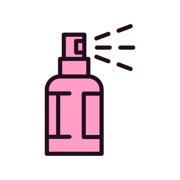 Vector Ilustración Del Icono Botella Spray — Vector de stock