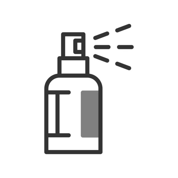 Vector Ilustración Del Icono Botella Spray — Vector de stock