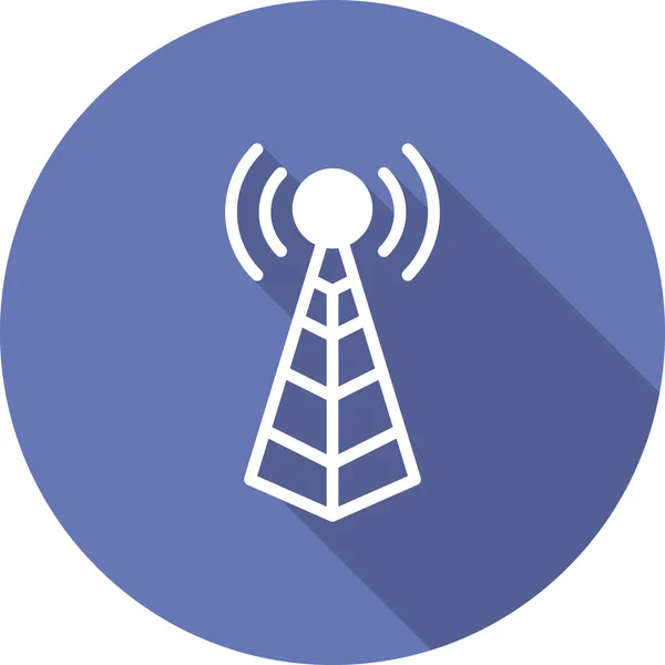 Antenna Web Icon Simple Illustration Tower — Vector de stock