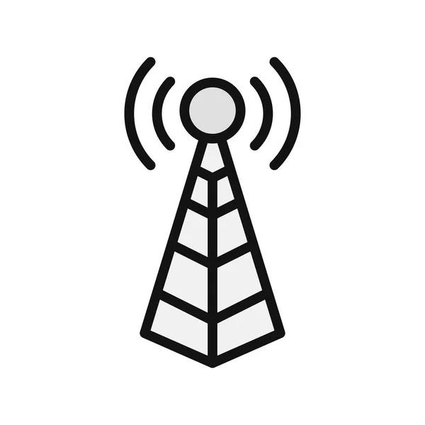 Antenna Web Icon Simple Illustration Tower — Stok Vektör