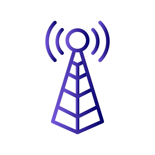 Antenna Web Icon Simple Illustration Tower — Stockvektor