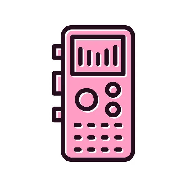 Recorder Player Icon Vector Illustration — Stockvector