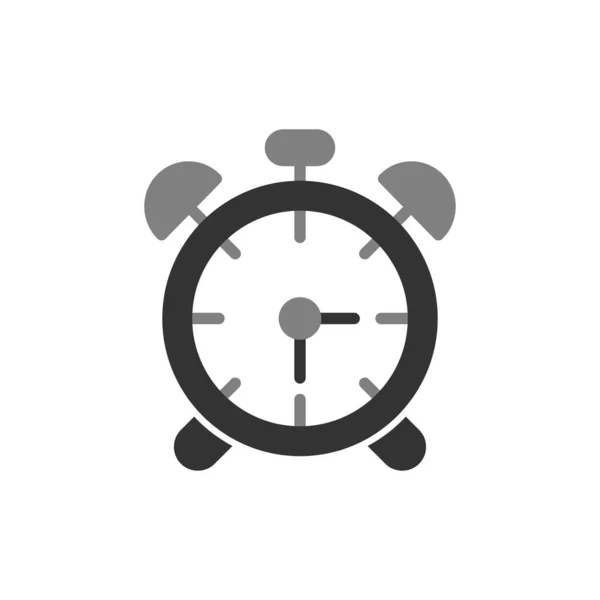 Alarm Clock Icon Outline Vector Illustration Pictogram —  Vetores de Stock