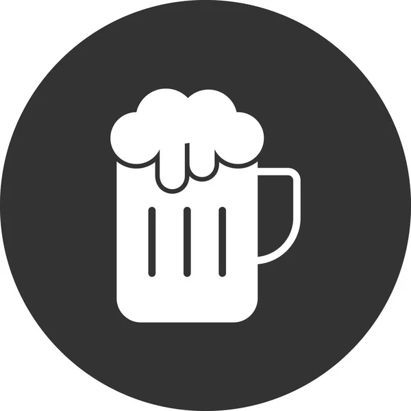 Vector Illustratie Van Bier Icoon — Stockvector