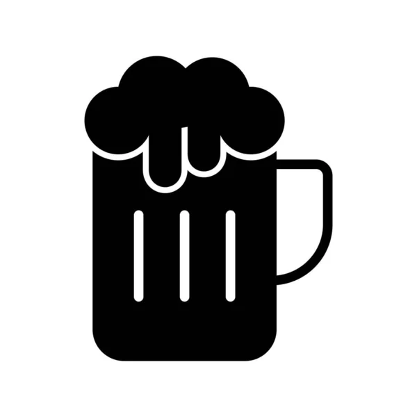 Vektor Illustration Der Bier Ikone — Stockvektor