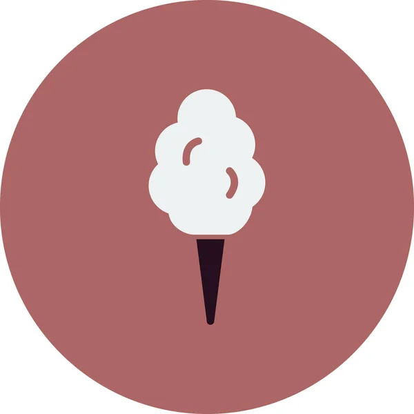 Zuckerwatte Vektorillustration — Stockvektor