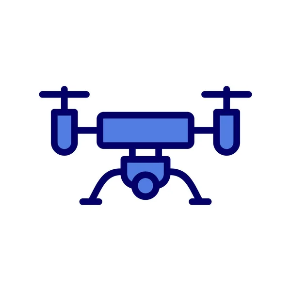 Drone Web Icon Simple Illustration — Stock Vector