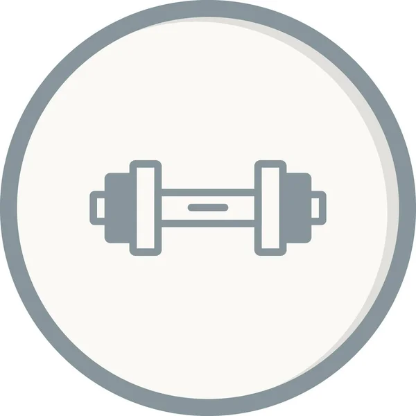 Dumbbell Vector Icon Modern Simple Design — Image vectorielle