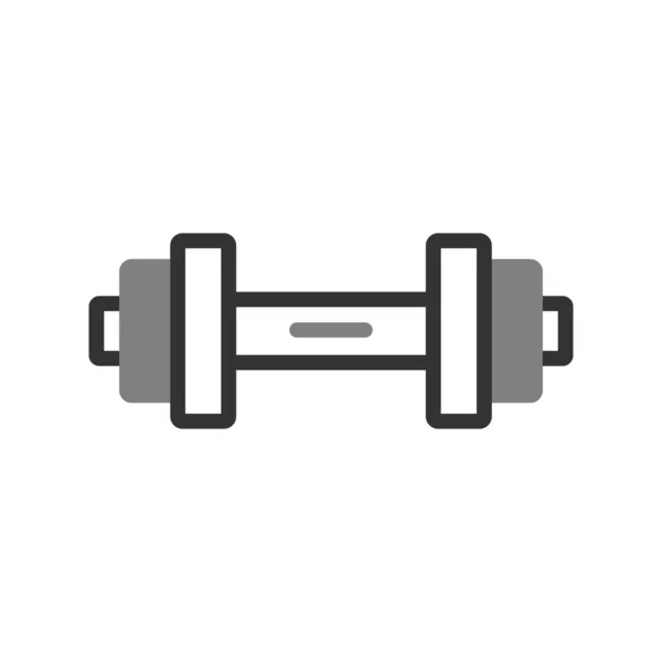 Dumbbell Vector Icon Modern Simple Design —  Vetores de Stock