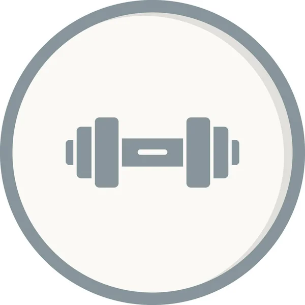 Dumbbell Vector Icon Modern Simple Design — Vetor de Stock