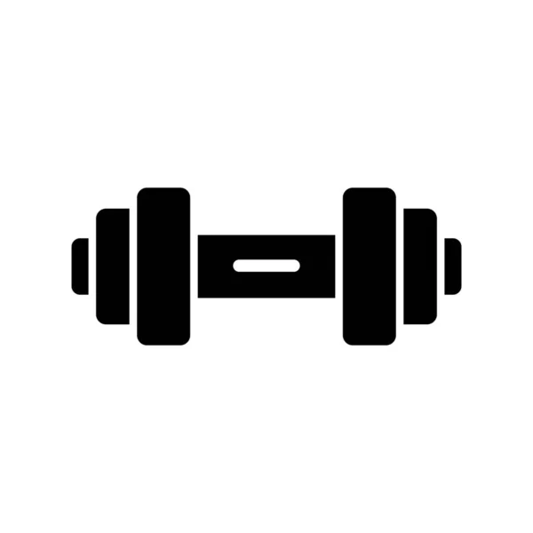 Dumbbell Vector Icon Modern Simple Design — Stock Vector