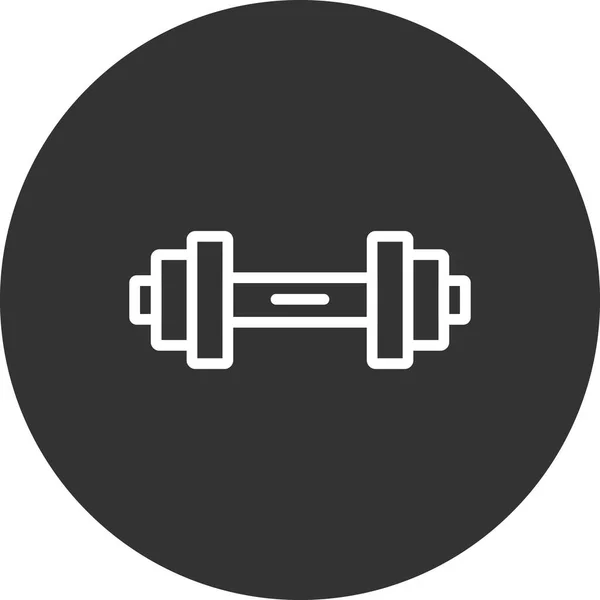 Dumbbell Vector Icon Modern Simple Design — 스톡 벡터