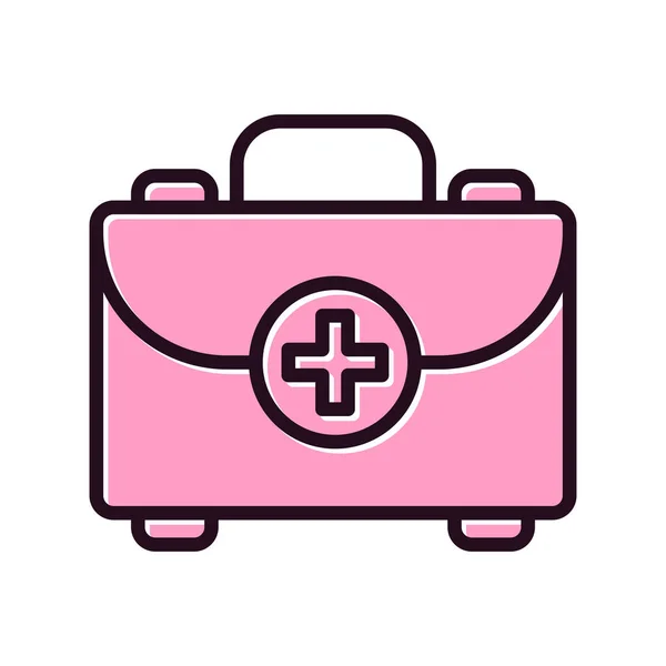 First Aid Kit Icon Vector Illustration — Stock Vector