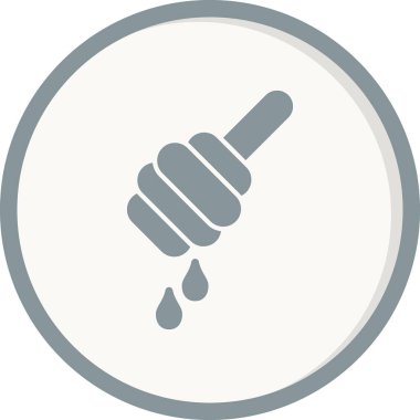 Bal Dipper vektör simgesi düz biçimli