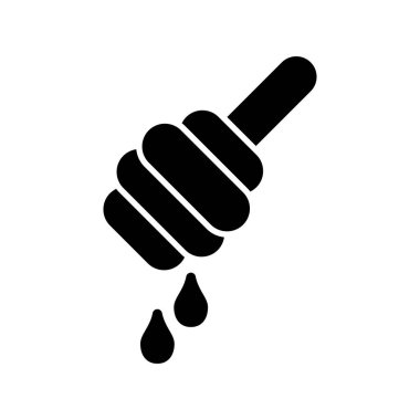 Bal Dipper vektör simgesi düz biçimli