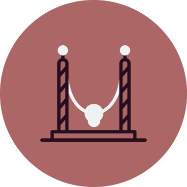 Tek bir simgenin vektör illüstrasyonu