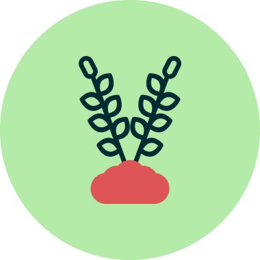 Lavanta. Web simgesi basit tasarım