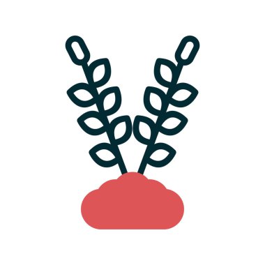 Lavanta. Web simgesi basit tasarım