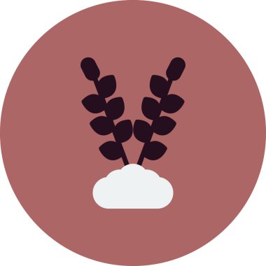 Lavanta. Web simgesi basit tasarım