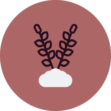 Lavanta. Web simgesi basit tasarım