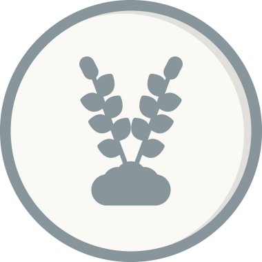 Lavanta. Web simgesi basit tasarım